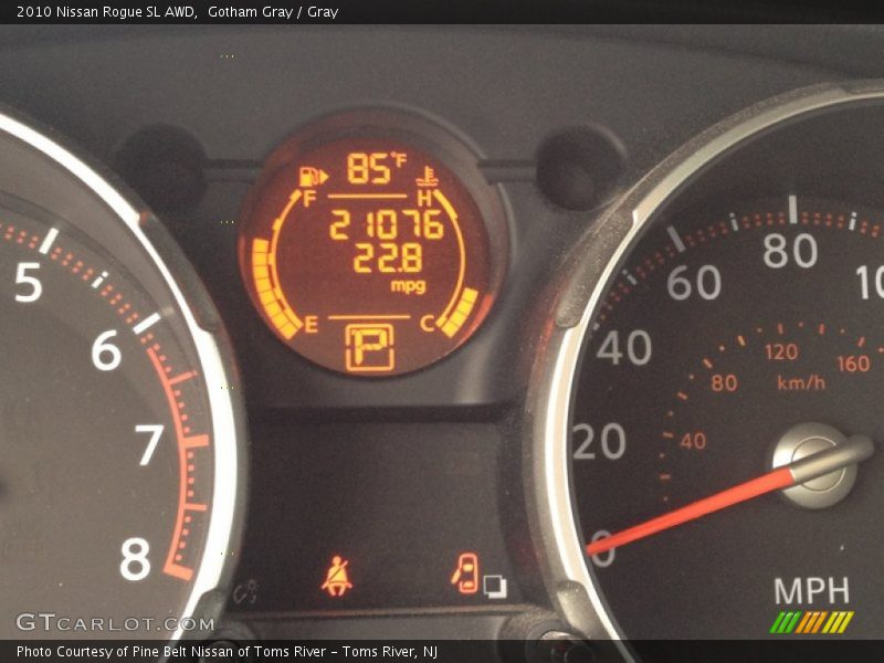 Gotham Gray / Gray 2010 Nissan Rogue SL AWD