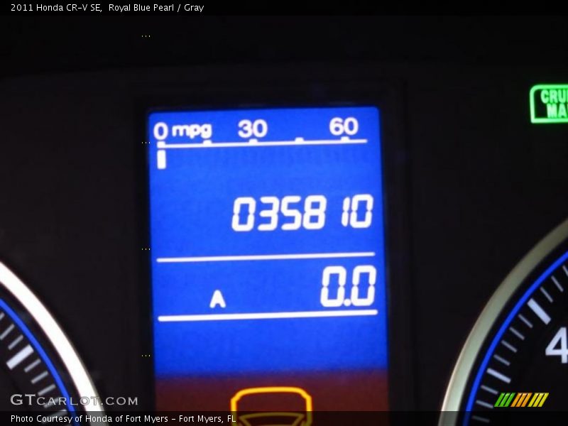 Royal Blue Pearl / Gray 2011 Honda CR-V SE