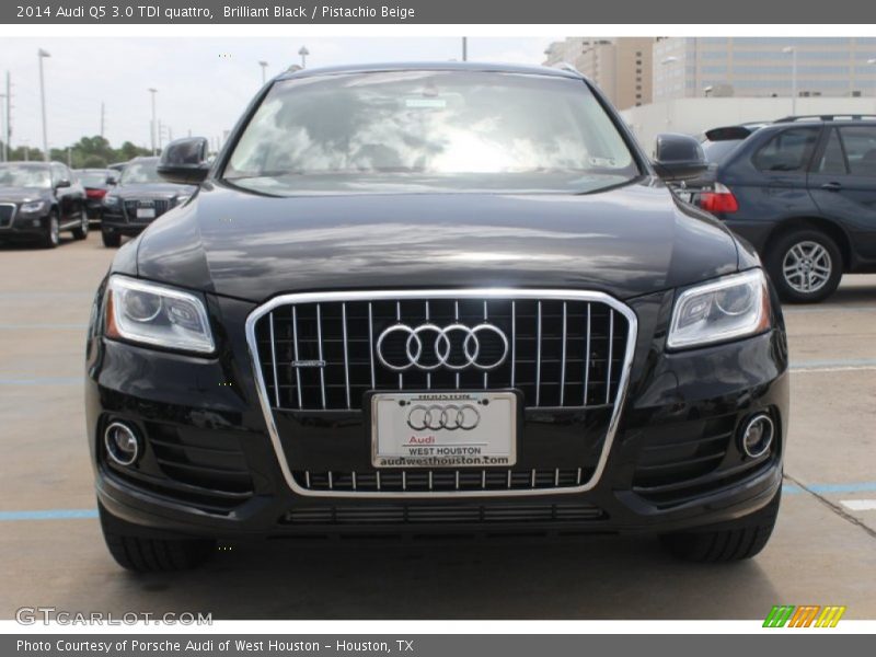 Brilliant Black / Pistachio Beige 2014 Audi Q5 3.0 TDI quattro