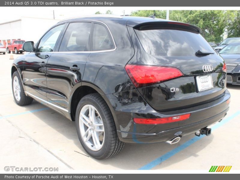 Brilliant Black / Pistachio Beige 2014 Audi Q5 3.0 TDI quattro