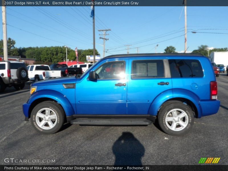 Electric Blue Pearl / Dark Slate Gray/Light Slate Gray 2007 Dodge Nitro SLT 4x4