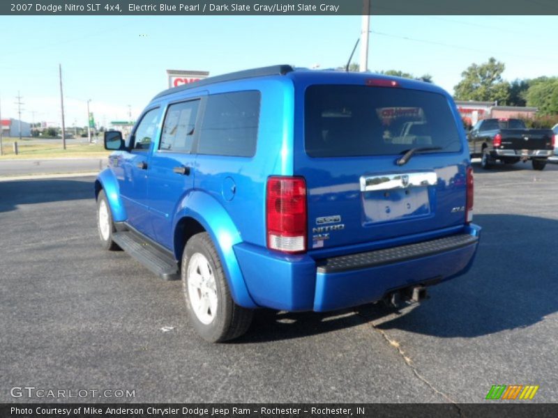 Electric Blue Pearl / Dark Slate Gray/Light Slate Gray 2007 Dodge Nitro SLT 4x4