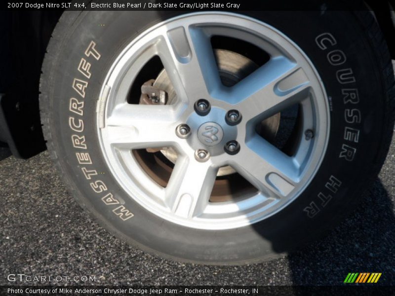 Electric Blue Pearl / Dark Slate Gray/Light Slate Gray 2007 Dodge Nitro SLT 4x4