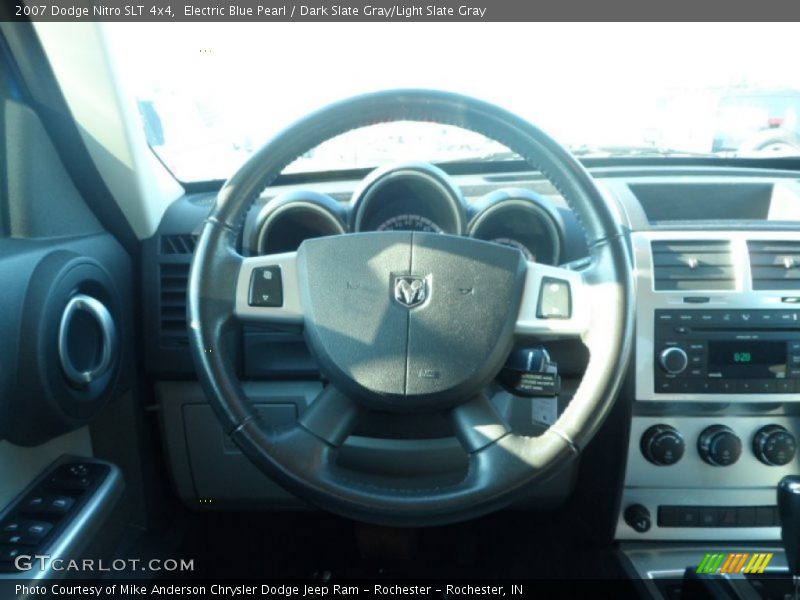 Electric Blue Pearl / Dark Slate Gray/Light Slate Gray 2007 Dodge Nitro SLT 4x4
