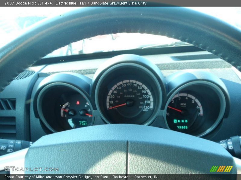 Electric Blue Pearl / Dark Slate Gray/Light Slate Gray 2007 Dodge Nitro SLT 4x4