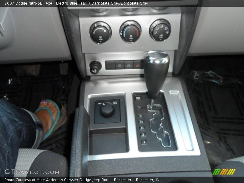 Electric Blue Pearl / Dark Slate Gray/Light Slate Gray 2007 Dodge Nitro SLT 4x4