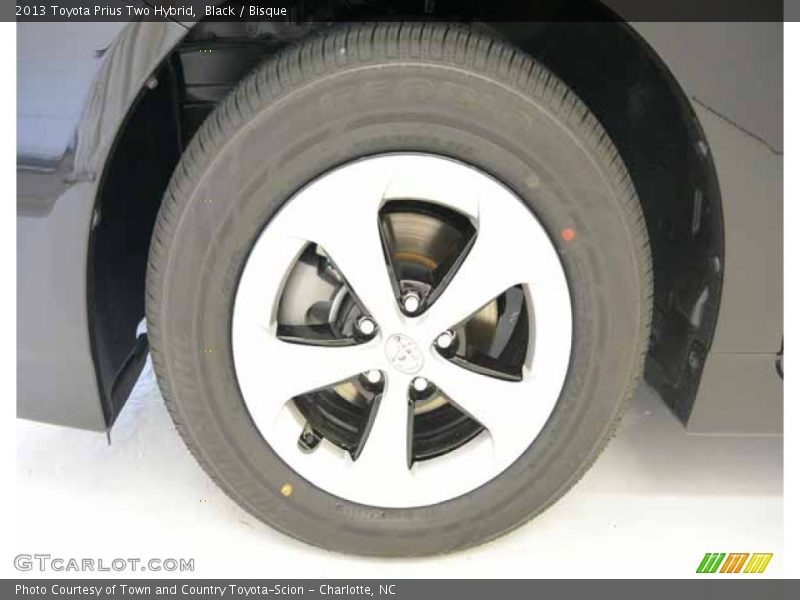 Black / Bisque 2013 Toyota Prius Two Hybrid