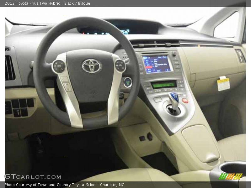 Black / Bisque 2013 Toyota Prius Two Hybrid
