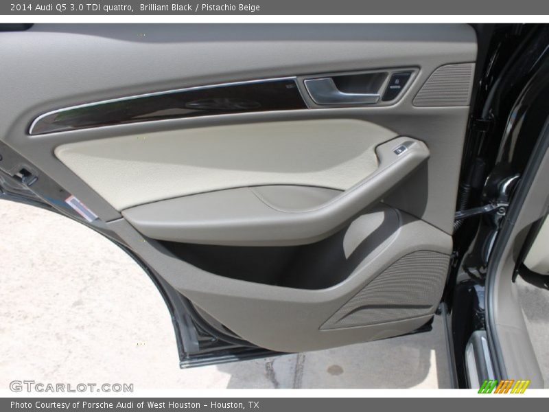 Brilliant Black / Pistachio Beige 2014 Audi Q5 3.0 TDI quattro