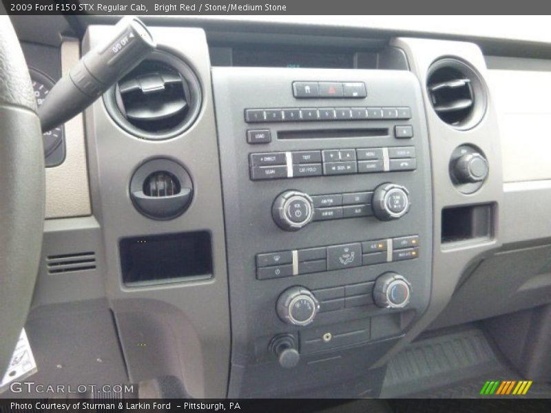 Bright Red / Stone/Medium Stone 2009 Ford F150 STX Regular Cab
