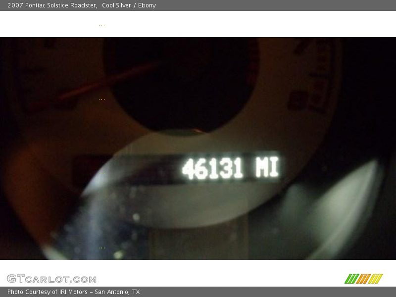 Cool Silver / Ebony 2007 Pontiac Solstice Roadster