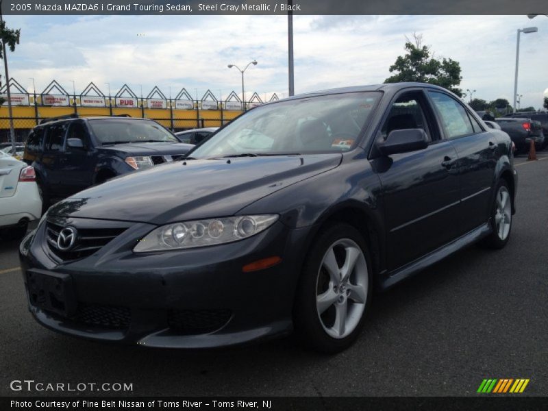 Steel Gray Metallic / Black 2005 Mazda MAZDA6 i Grand Touring Sedan