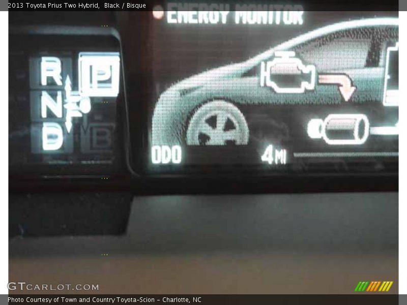 Black / Bisque 2013 Toyota Prius Two Hybrid
