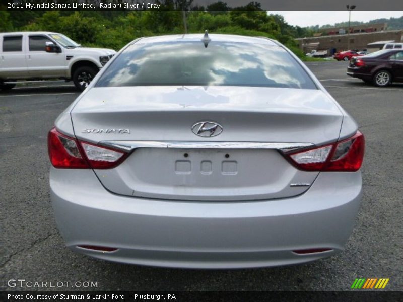 Radiant Silver / Gray 2011 Hyundai Sonata Limited