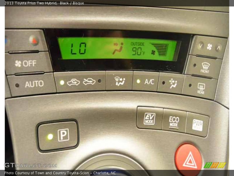 Black / Bisque 2013 Toyota Prius Two Hybrid
