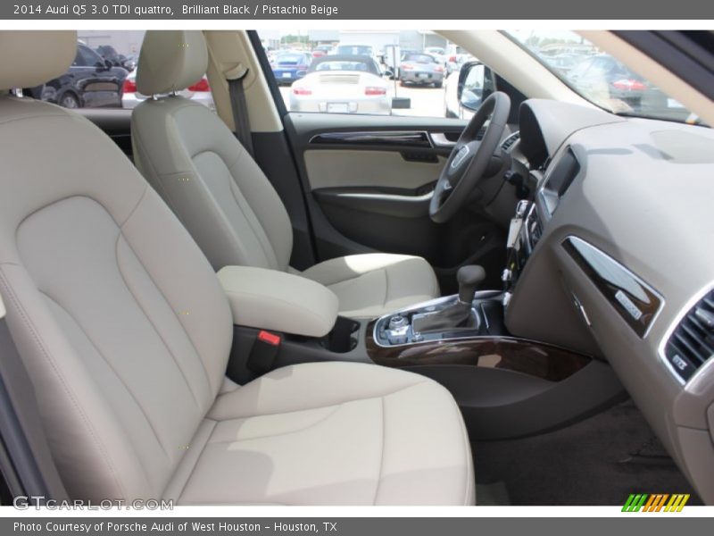 Brilliant Black / Pistachio Beige 2014 Audi Q5 3.0 TDI quattro