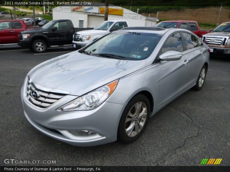 Radiant Silver / Gray 2011 Hyundai Sonata Limited