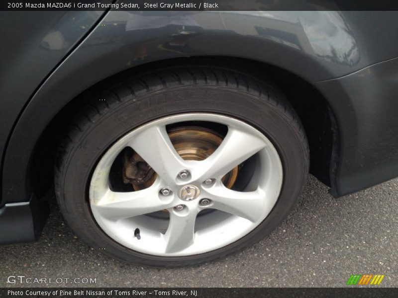 Steel Gray Metallic / Black 2005 Mazda MAZDA6 i Grand Touring Sedan