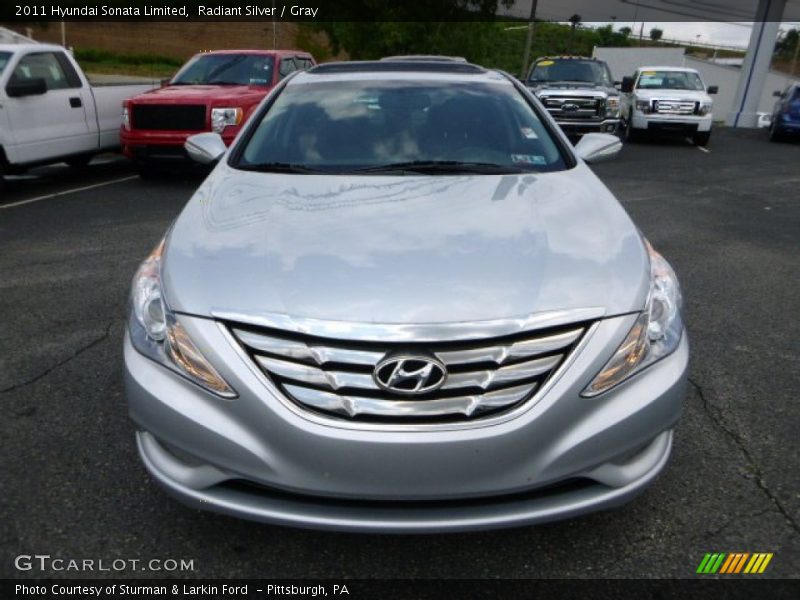 Radiant Silver / Gray 2011 Hyundai Sonata Limited