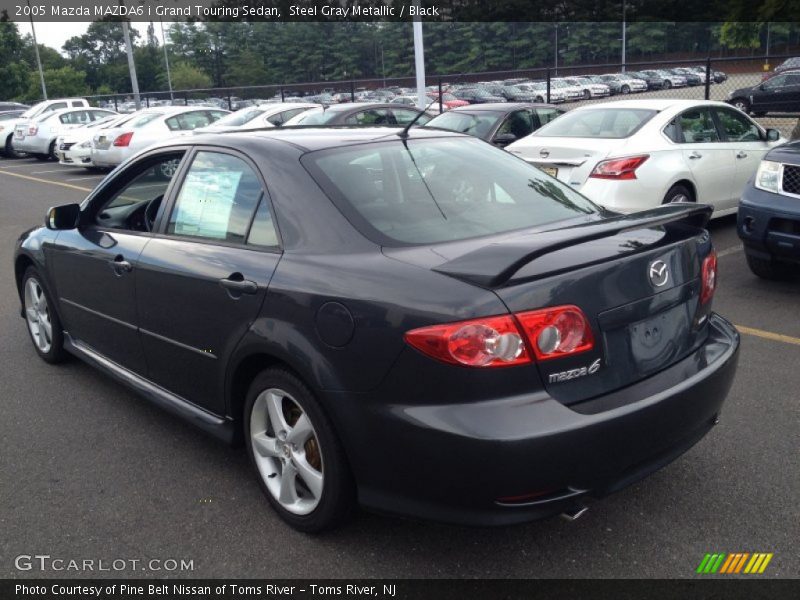 Steel Gray Metallic / Black 2005 Mazda MAZDA6 i Grand Touring Sedan