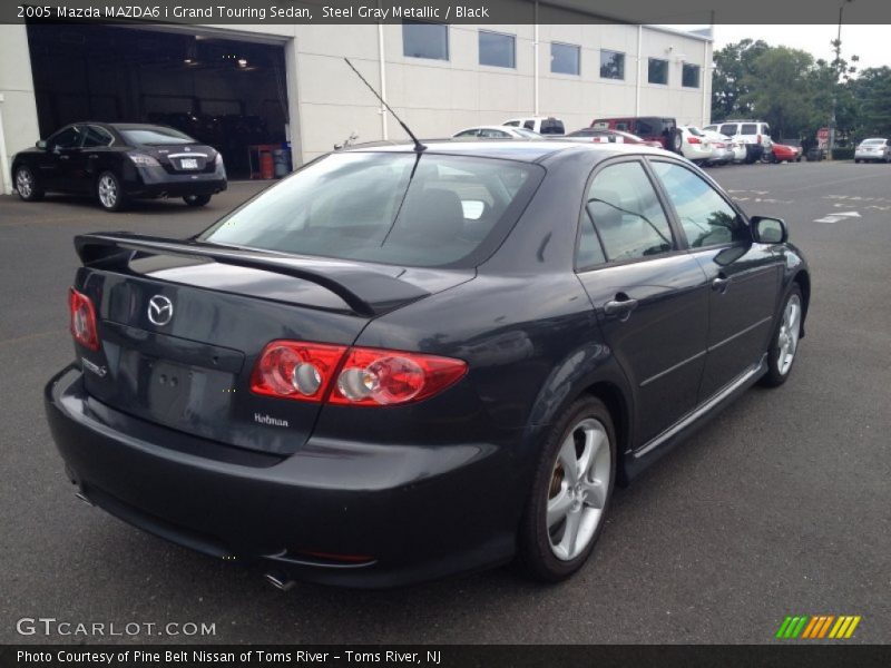 Steel Gray Metallic / Black 2005 Mazda MAZDA6 i Grand Touring Sedan