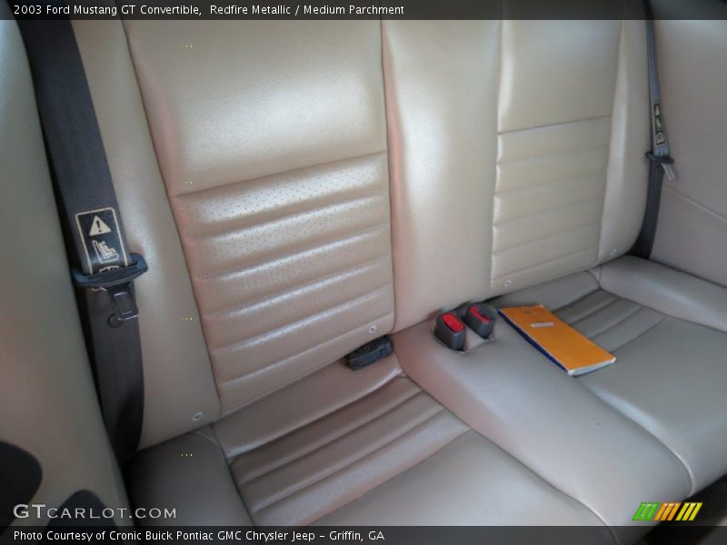 Redfire Metallic / Medium Parchment 2003 Ford Mustang GT Convertible