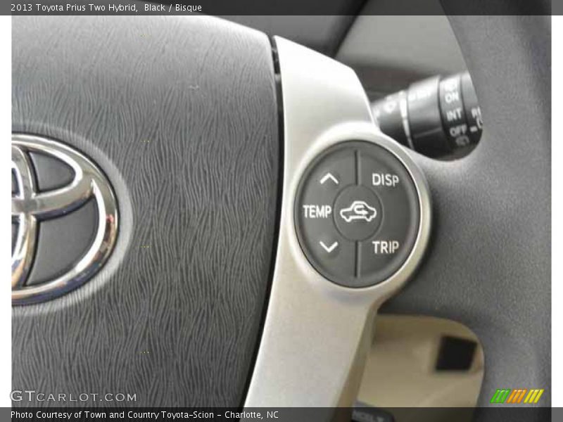 Black / Bisque 2013 Toyota Prius Two Hybrid