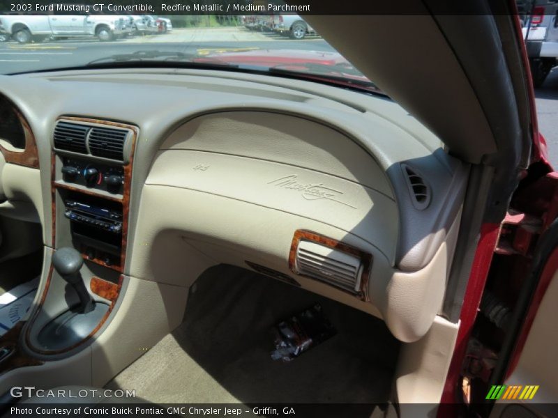 Redfire Metallic / Medium Parchment 2003 Ford Mustang GT Convertible