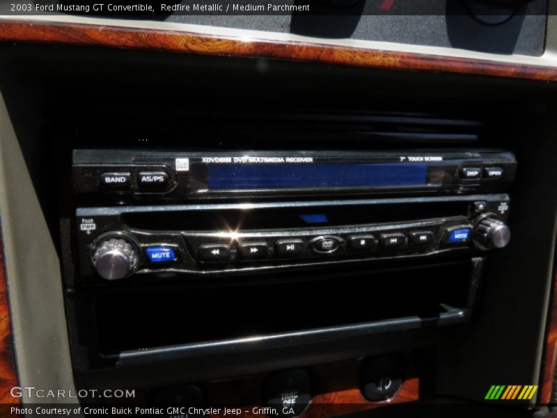 Redfire Metallic / Medium Parchment 2003 Ford Mustang GT Convertible