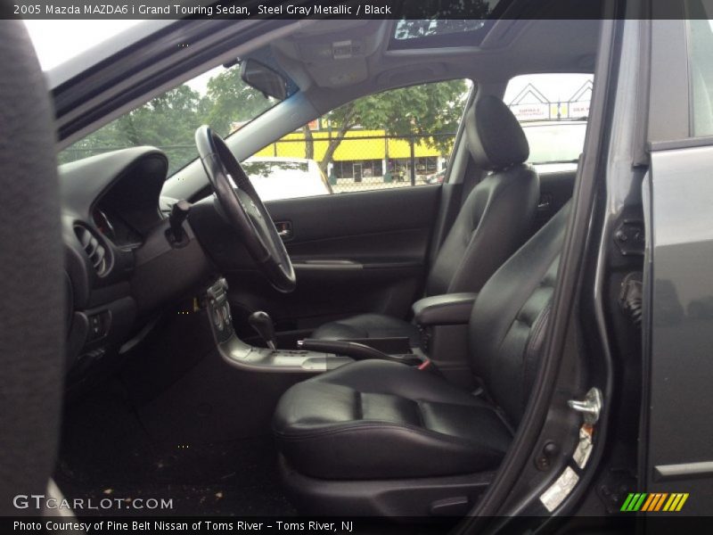 Steel Gray Metallic / Black 2005 Mazda MAZDA6 i Grand Touring Sedan