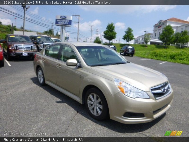 Harvest Gold Metallic / Warm Ivory 2010 Subaru Legacy 2.5i Premium Sedan