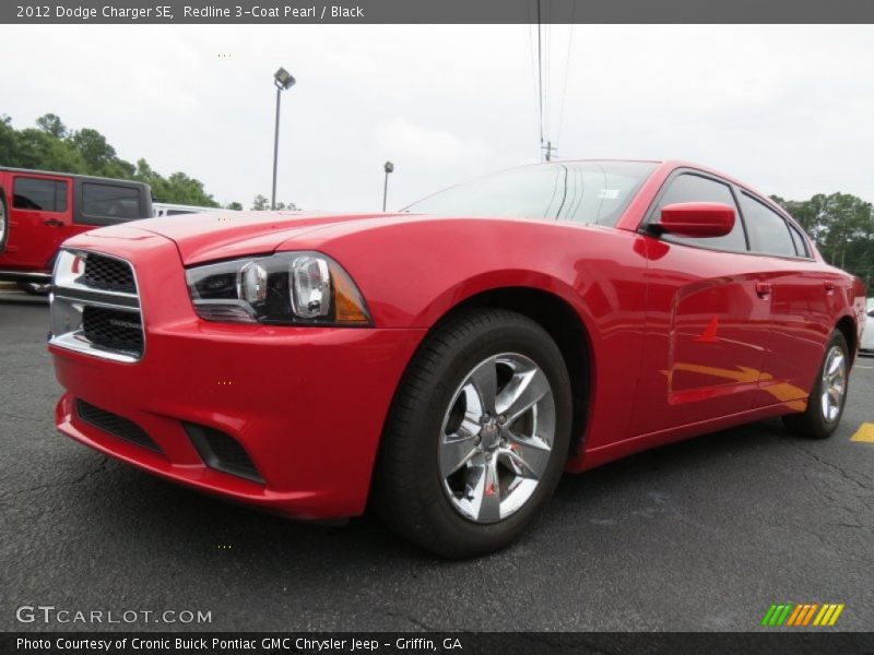 Redline 3-Coat Pearl / Black 2012 Dodge Charger SE