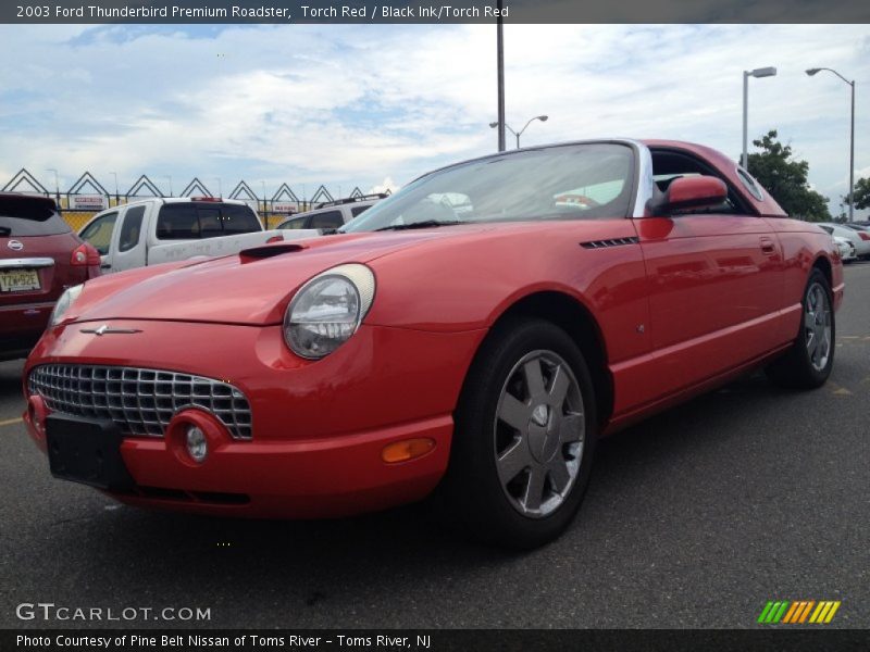 Torch Red / Black Ink/Torch Red 2003 Ford Thunderbird Premium Roadster