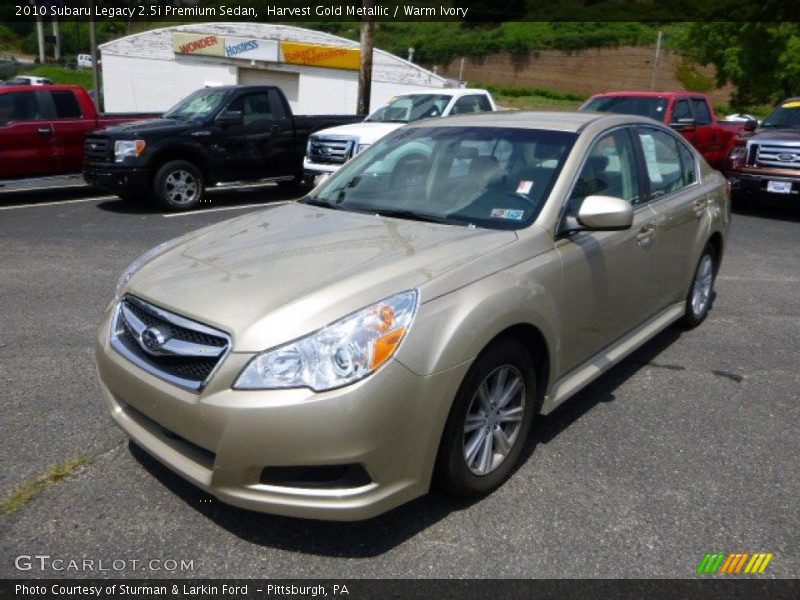 Harvest Gold Metallic / Warm Ivory 2010 Subaru Legacy 2.5i Premium Sedan