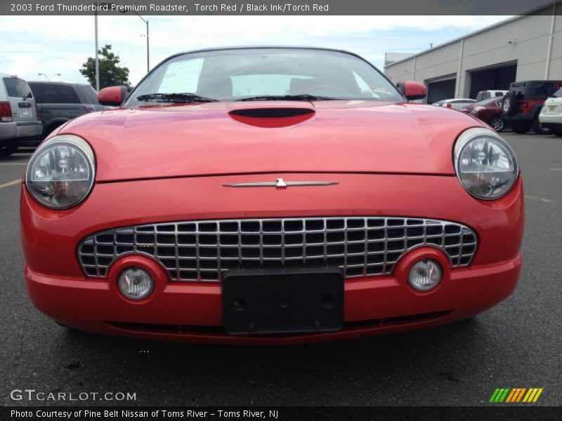 Torch Red / Black Ink/Torch Red 2003 Ford Thunderbird Premium Roadster