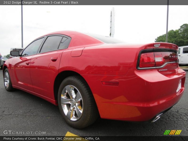 Redline 3-Coat Pearl / Black 2012 Dodge Charger SE