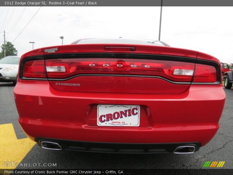 Redline 3-Coat Pearl / Black 2012 Dodge Charger SE