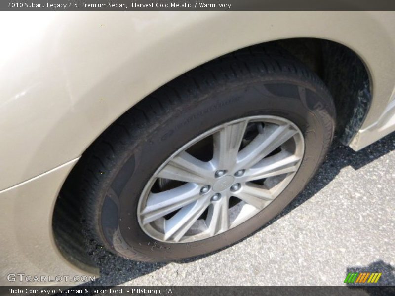Harvest Gold Metallic / Warm Ivory 2010 Subaru Legacy 2.5i Premium Sedan