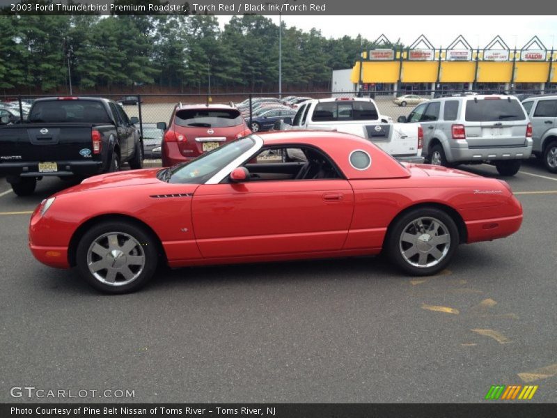 Torch Red / Black Ink/Torch Red 2003 Ford Thunderbird Premium Roadster