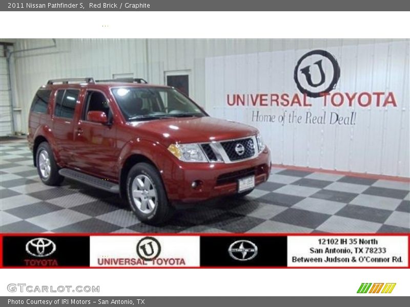 Red Brick / Graphite 2011 Nissan Pathfinder S