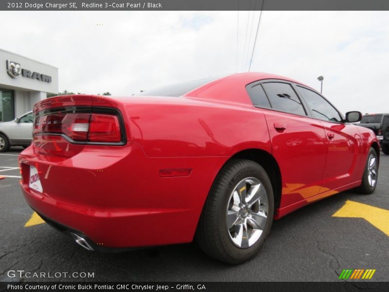 Redline 3-Coat Pearl / Black 2012 Dodge Charger SE