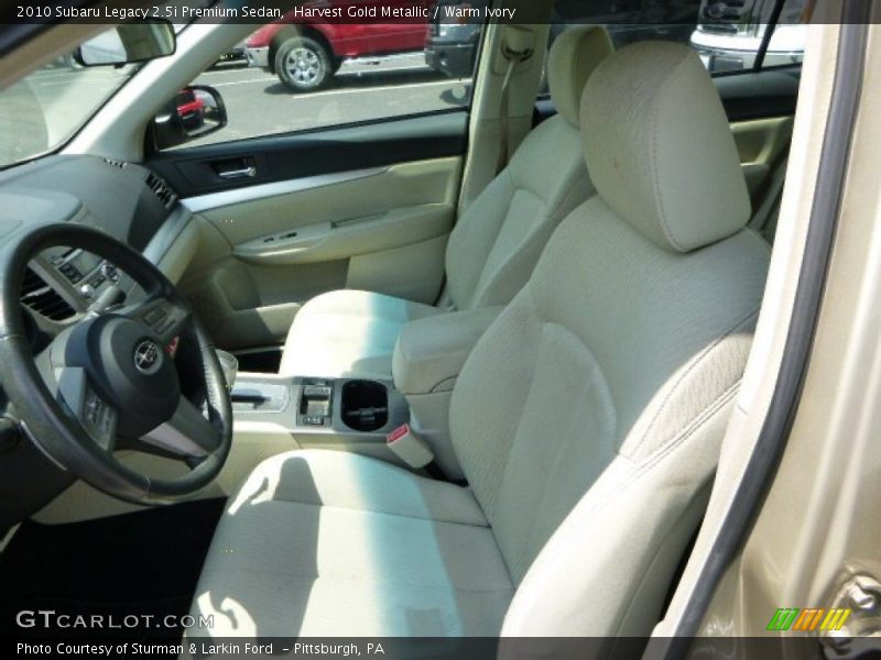 Harvest Gold Metallic / Warm Ivory 2010 Subaru Legacy 2.5i Premium Sedan