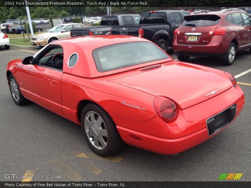 Torch Red / Black Ink/Torch Red 2003 Ford Thunderbird Premium Roadster