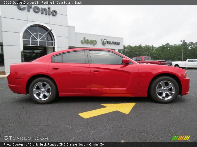 Redline 3-Coat Pearl / Black 2012 Dodge Charger SE