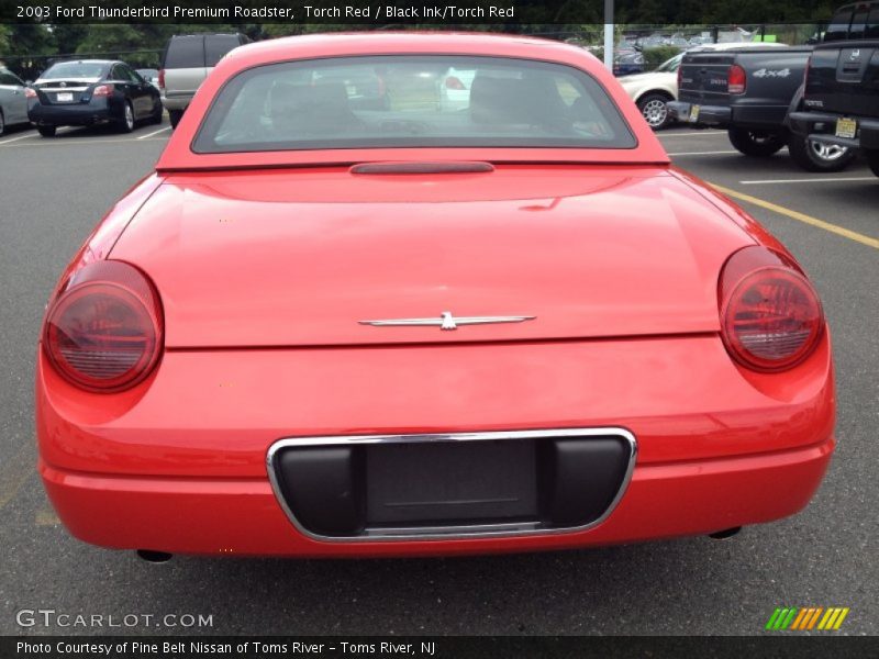 Torch Red / Black Ink/Torch Red 2003 Ford Thunderbird Premium Roadster