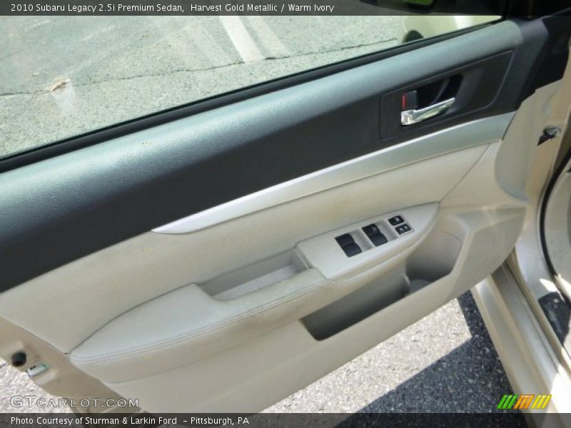 Harvest Gold Metallic / Warm Ivory 2010 Subaru Legacy 2.5i Premium Sedan