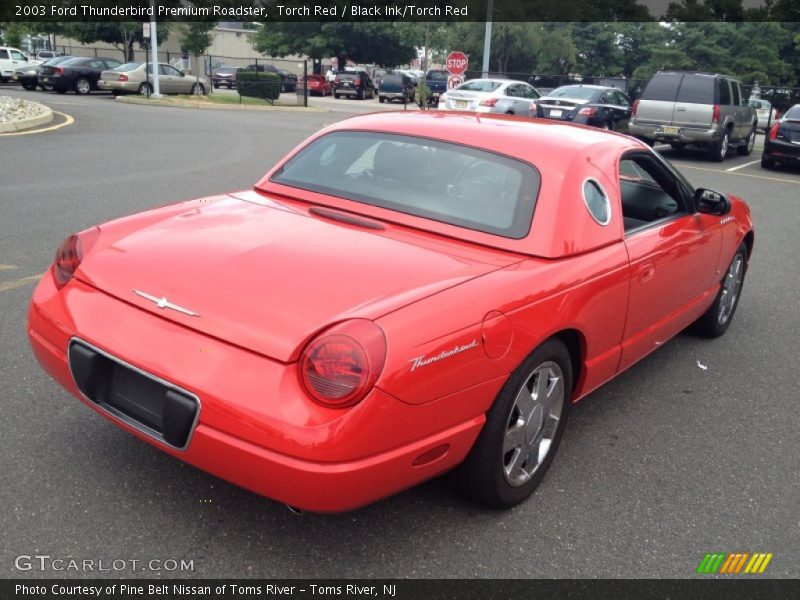 Torch Red / Black Ink/Torch Red 2003 Ford Thunderbird Premium Roadster