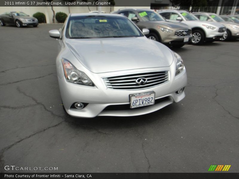 Liquid Platinum / Graphite 2011 Infiniti G 37 Journey Coupe