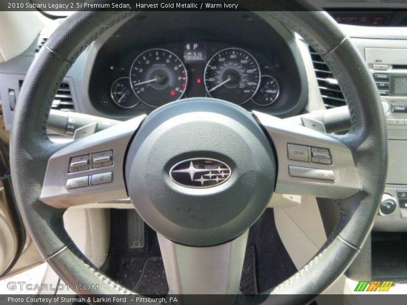 Harvest Gold Metallic / Warm Ivory 2010 Subaru Legacy 2.5i Premium Sedan
