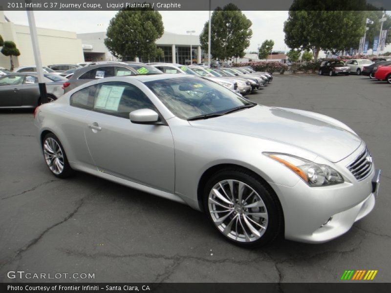 Liquid Platinum / Graphite 2011 Infiniti G 37 Journey Coupe